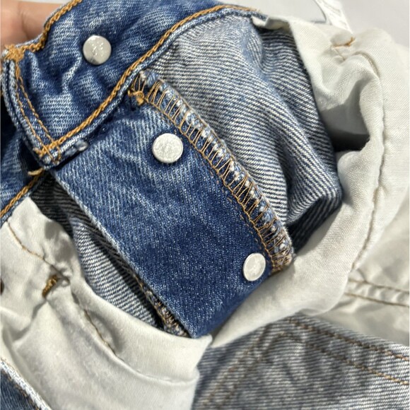 Levi's 501 Original Womens High-Rise Distressed Jean Denim Cut Off Shorts Sz 28 - Picture 9 of 12